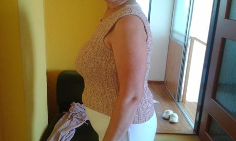 Dvojdielna pletená blúzka, 38