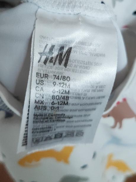Plavkový top, h&m,74