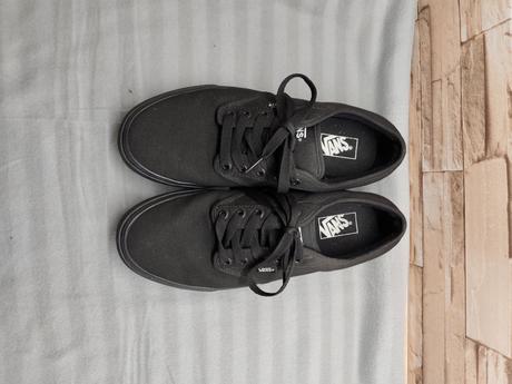 Vans 45 - pánske látkové čierne tenisky, vans,45