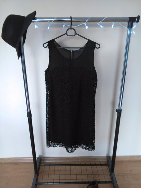 Čierne čipkované šaty zara, zara,m