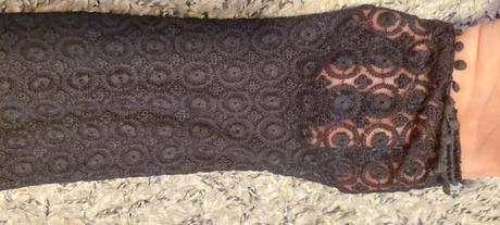 Zaujímavéričko /blúzka s čipkou 134/140 here&there, c&a,134