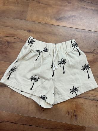 Teplákové kraťasy s palmami, zara,104