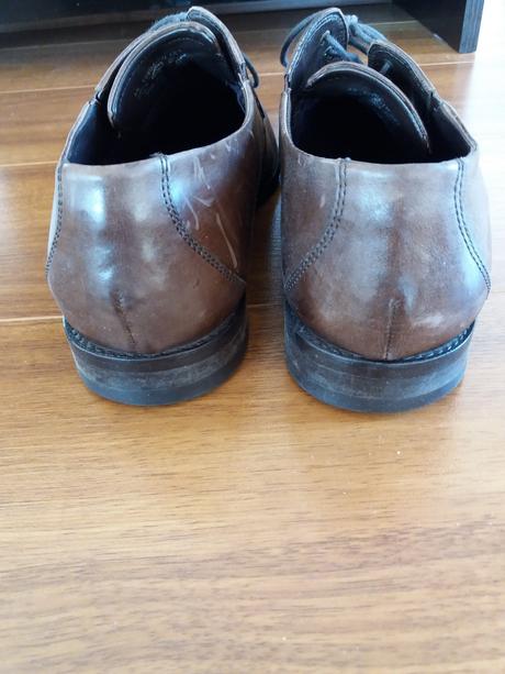 Panske kozene elegantne poltopanky bugatti, 45