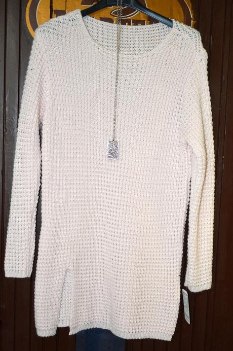 Dámsky luxusný svetrík s rázporkom, l / m / s / xl / xxl