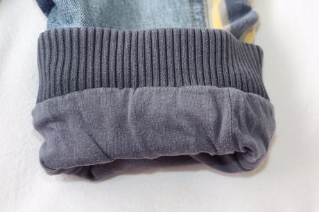 Zateplené rifle, h&m,80