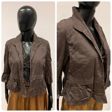 Dámske hnedé sako, george,l