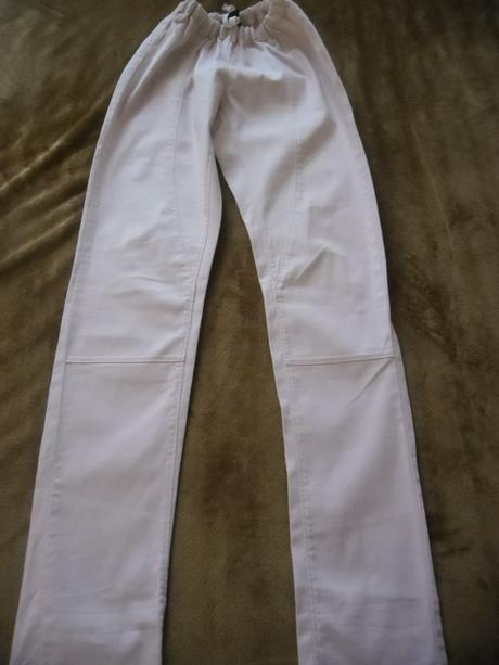 Bledoružové nohavice, h&m,m