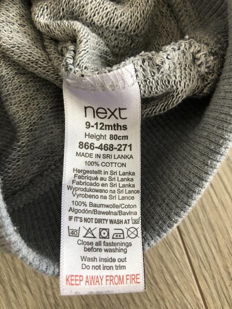 Mikina next c. 9-12 mes., next,80