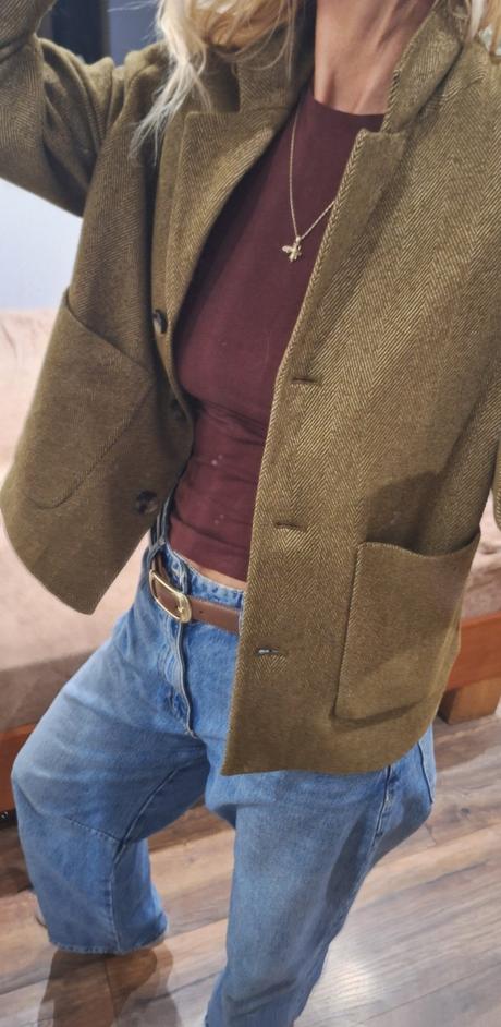 Kabat sako zara oversize 34/36/38 jesen- zima, zara,s