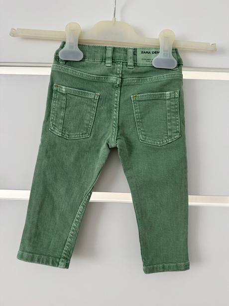 Zelen džinsy, zara,74