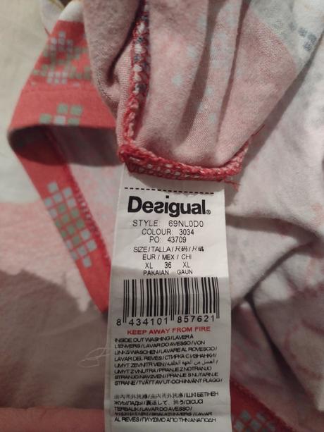 Nočná košeľa desigual, veľkosť xl., desigual,xl