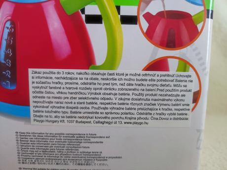 Detský kávovar + kanvica playgo, 