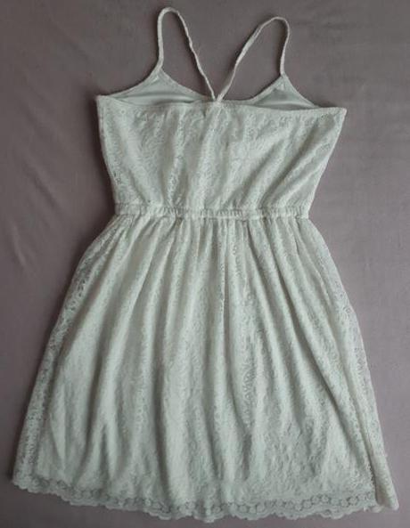 Biele cipkovane saty h&m, h&m,134