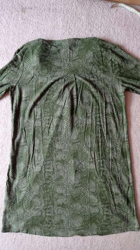 Zelená tunika next, č. 36, hadí vzor, top stav, next,36