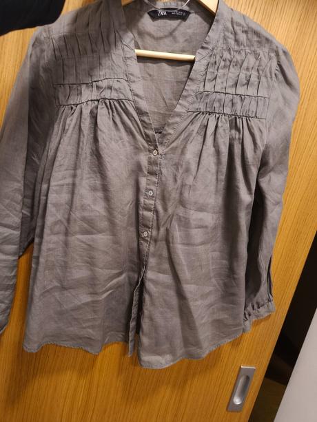 Blúzka so širokým rukávom, zara,s