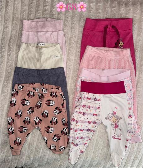 Veľký balík oblečenia pre dievčatko 105ks 56-74, 50–62