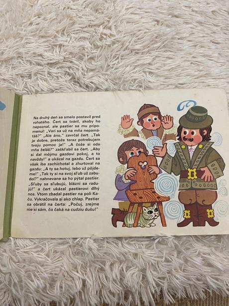 Staré retro lepolero stará dievka a čert 1978,