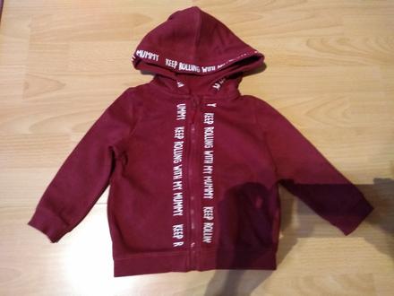 Bordová mikinka, pepco,86