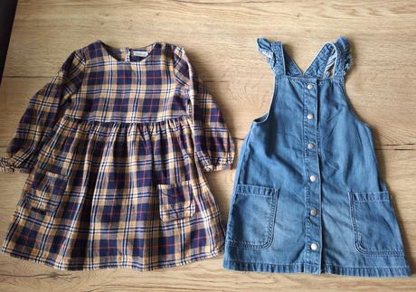 Šaty zn. next + darček šaty zn. f&f, next,92