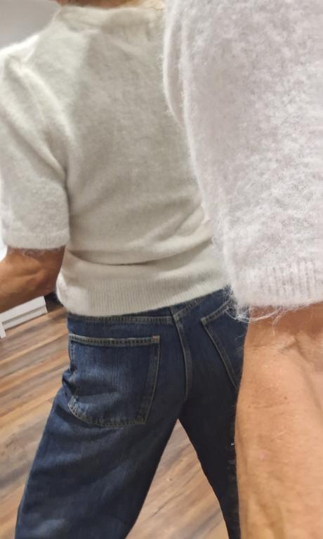 Chlpaty sveter s kratkym rukavom h&m, h&m,s
