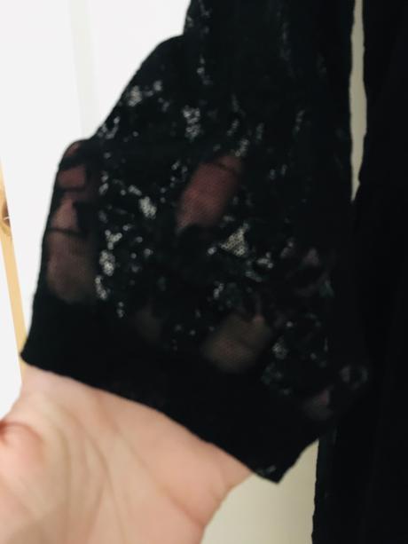 Cierne cipkove saty, clockhouse,s