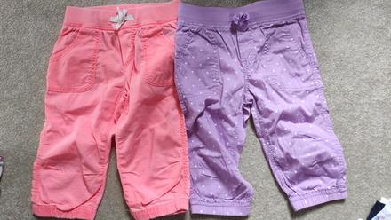 3/4 letné nohavice, h&m,104