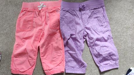 3/4 letné nohavice, h&m,104
