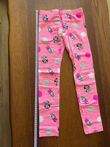 Legínky minnie mouse a bodkami, disney,128
