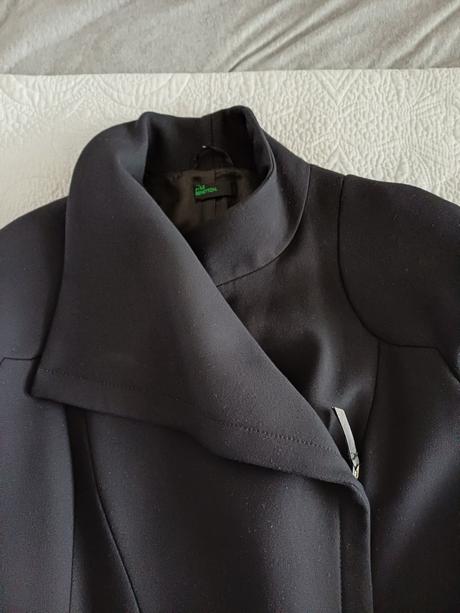 Nadčasový kabát benetton, č.m, benetton,m