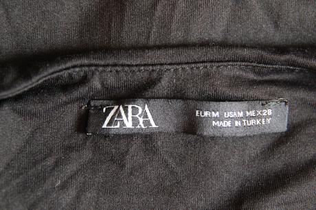 Čierny body top, zara, zara,m
