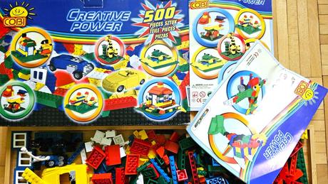 Stavebnica lego cobi creative power 500 kociek, 