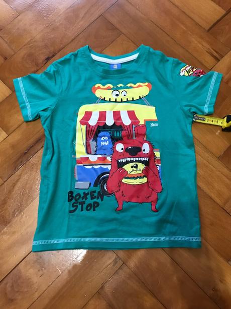 3 chlapčenské tričká - krátky rukáv - 110, 110