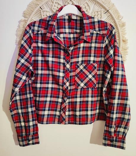 Cropnutá košeľa h&m, h&m,l
