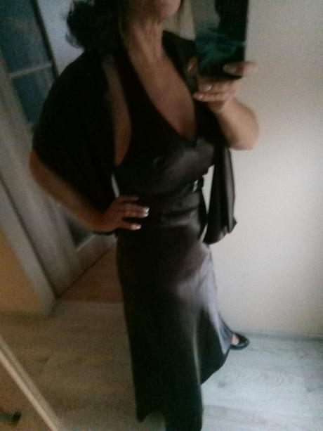 Čokoladovo hnedé šaty, 40