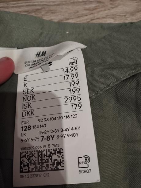 Šaty h&m, h&m,128