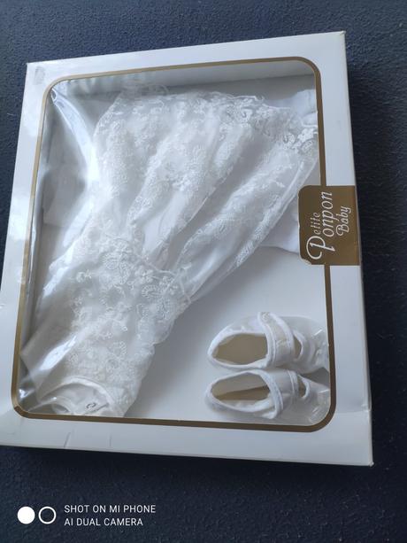 Nádherné šatočky na krst veľ.62/68, 62