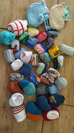 Balík ponožiek od narodenia do 1.roka, 50–62