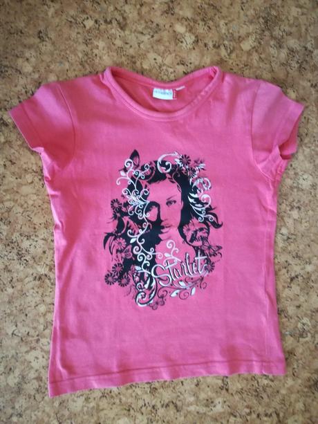Dievčenské tričko+suknička veľ.128, 128