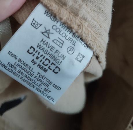 Menčestrová sukňa h&m, h&m,m