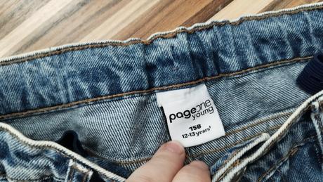 Dievčenské jeansy široké 158, 158