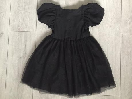 Dievčenske šaty minnie 4-5 rokov, h&m,110