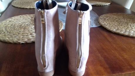 Botasky na klinovom podpatku, 38