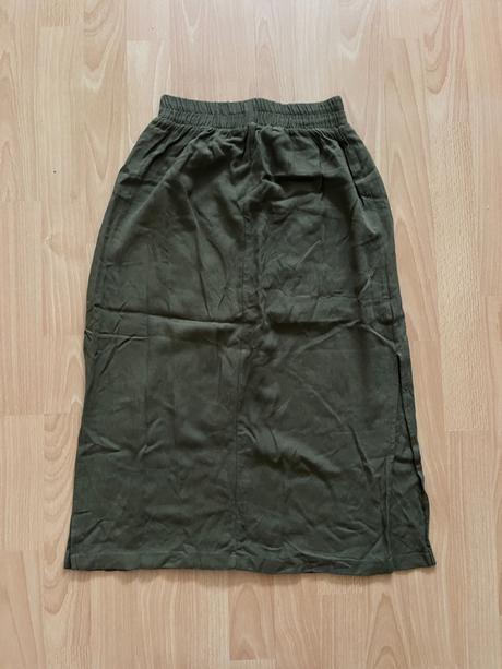 Tmavozelená sukňa pull&bear s, pull&bear,s