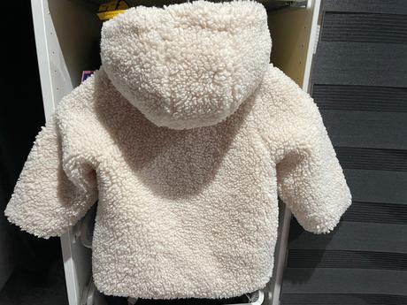 Zimny kabat teddy, mango,104