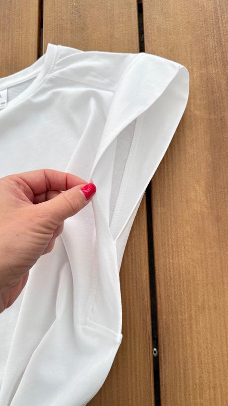 Hladké biele tričko zara, zara,152