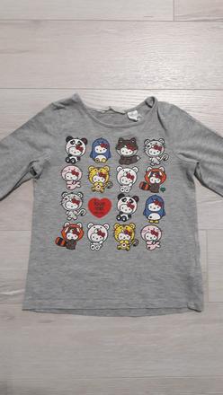 Tričko hello kitty, h&m,110