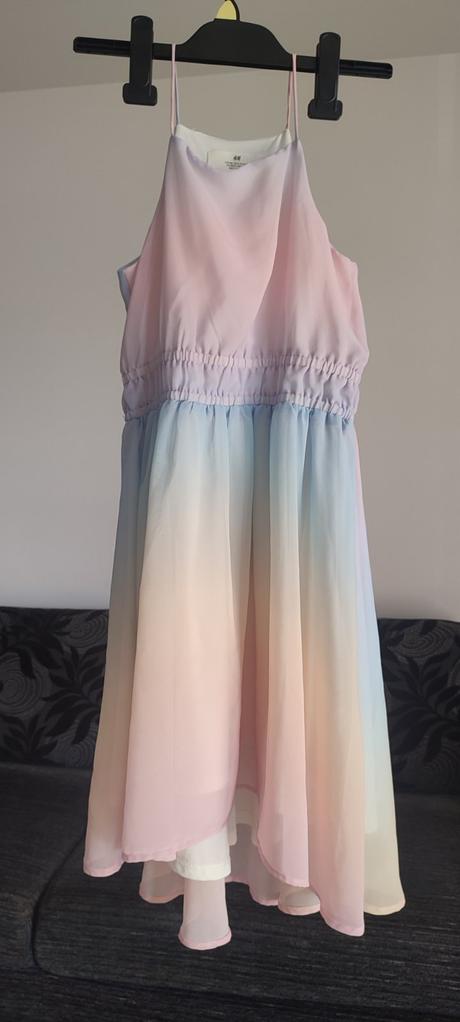 Šaty dúhové, h&m,146