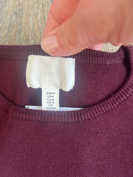 Tričko z úpletu, h&m,s