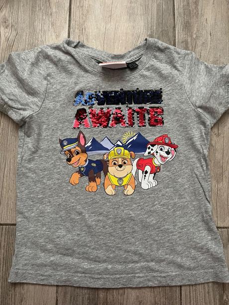 Tričko s meniacou sa potlačou, lupilu,110