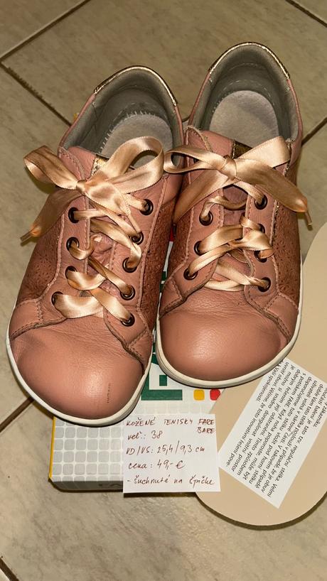 Kožené tenisky farebare, fare,38